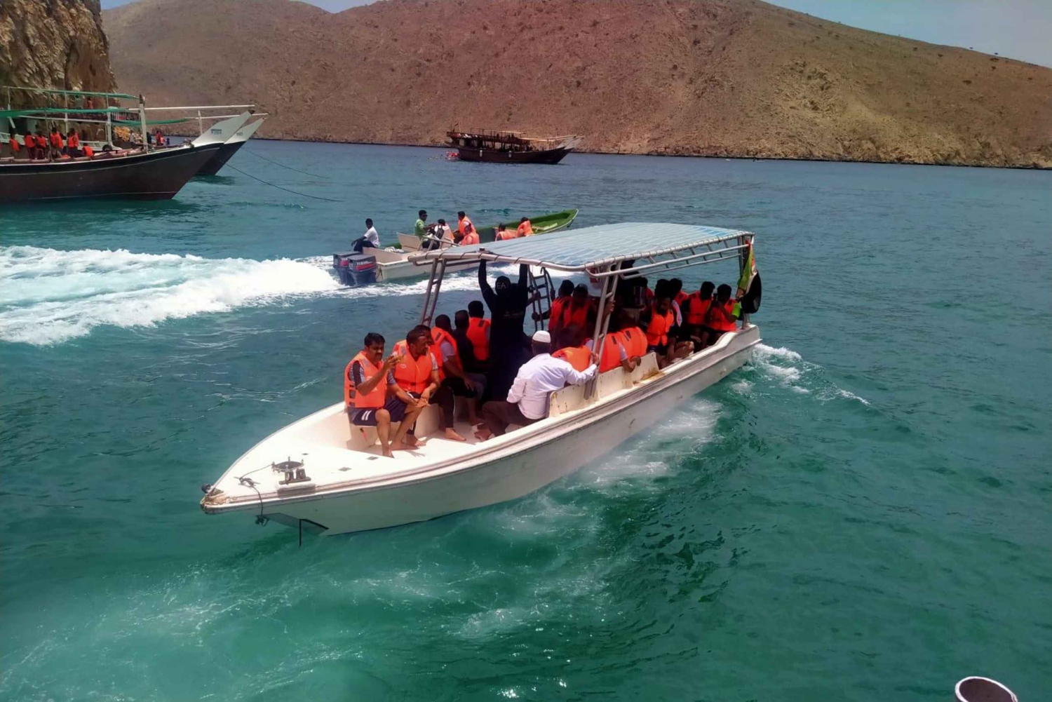 From Dubai/Sharjah/RAK: Dibba Musandam Trip & Dhow Cruise