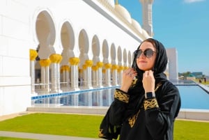 From Dubai: Sheikh Grand Zayed Mosque & Ferrari World Entry