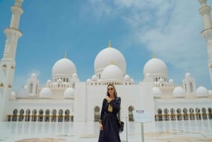 From Dubai: Sheikh Grand Zayed Mosque & Ferrari World Entry