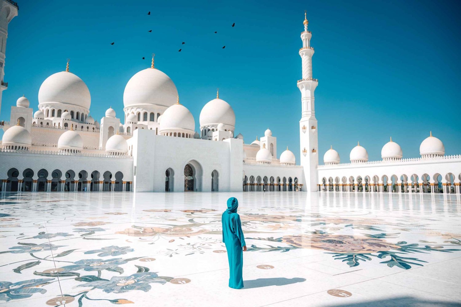 From Dubai: Sheikh Zayed Mosque Guided Tour With Palaces