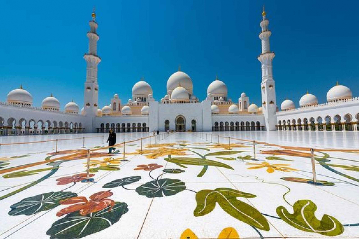 Fra Dubai: Sheikh Zayed-moskeen med heldagstur i premiumklassen