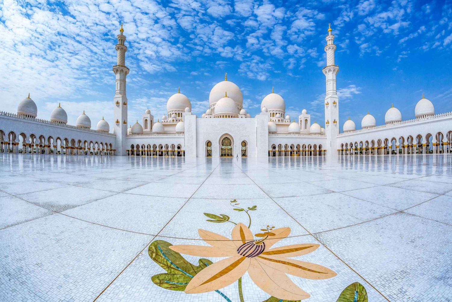 Von Dubai nach Abu Dhabi Palast, Moschee, Kulturerbe Vollständige Tour