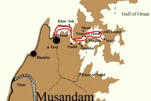 ドバイ発、アラビアのノルウェーへ|テレグラフ島|ダウ船クルーズ
