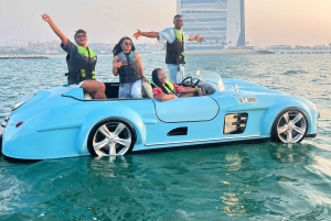 Experiência Jet Car com vistas icónicas do Burj Al Arab no Dubai