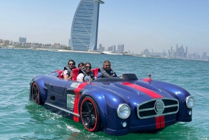Experiência Jet Car com vistas icónicas do Burj Al Arab no Dubai