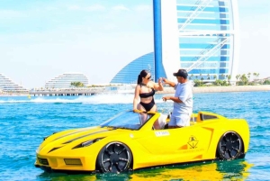 Experiência Jet Car com vistas icónicas do Burj Al Arab no Dubai