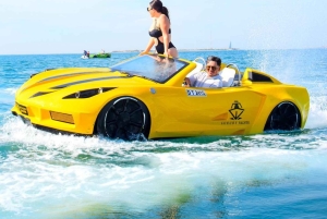 Experiência Jet Car com vistas icónicas do Burj Al Arab no Dubai