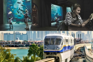 Dubai: Lost Chambers Aquarium, Palm Monorail Ticket, & eSIM