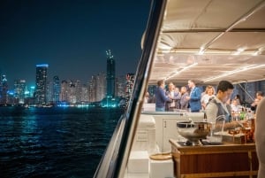 Luxury Dubai Marina Yacht Cruise with Meals & Drinks