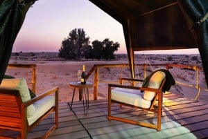 Dubai: Overnight Desert Safari Dune Drive, Private Tent, BBQ