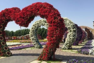 Private Dubai Frame & Miracle Garden Trip with Transfer