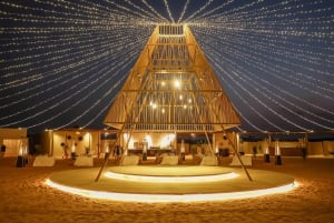 Ras Al Khaimah : coucher de soleil, dîner, spectacles dans la réserve naturelle d'Al Wadi