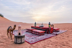 Paseo por el desierto al amanecer Conducción en dunas Paseos en camello