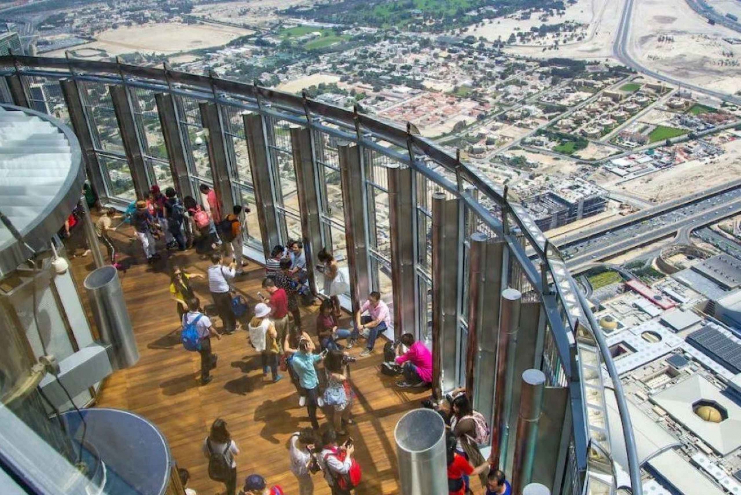 Top of Burj Khalifa entrance with afternoon tea at Al Bayt