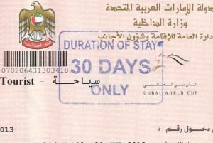 Wiza turystyczna do Zjednoczonych Emiratów Arabskich