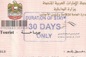 Visto turistico per gli Emirati Arabi Uniti
