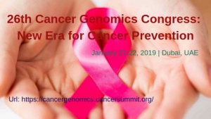 26th Cancer Genomics Congress: New Era for Cancer Prevention