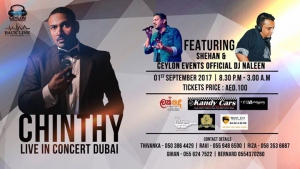 Chinthy Live in concert Dubai 2017