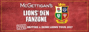 Lions' Den Fanzone at McGettigan's JLT - Watch all matches LIVE!