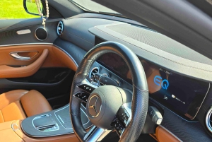 Un servizio di trasferimento Premium con una Mercedes Benz Classe E