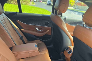 Un servizio di trasferimento Premium con una Mercedes Benz Classe E