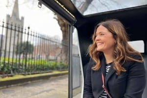 Dublino: Tour privato della città in taxi a pedali con audioguida