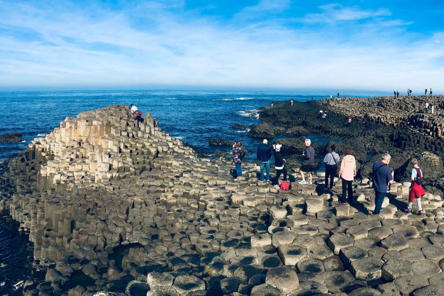 Belfast and Giant's Causeway in Italian or Spanish