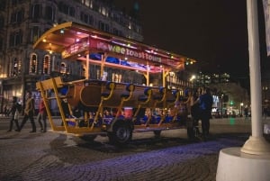 Belfast: Visita o centro da cidade de bicicleta com cerveja