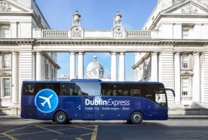 Dublin: Transfer z lotniska i bilet autobusowy Hop-On Hop-Off