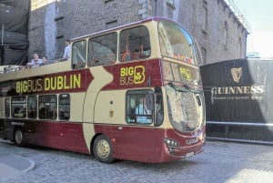 Dublin: Hop-on, hop-off-tur med stor buss og live-guide