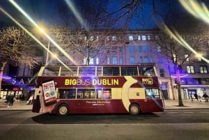 Dublin: Big Bus Panoramic Night Tour with Live Guide
