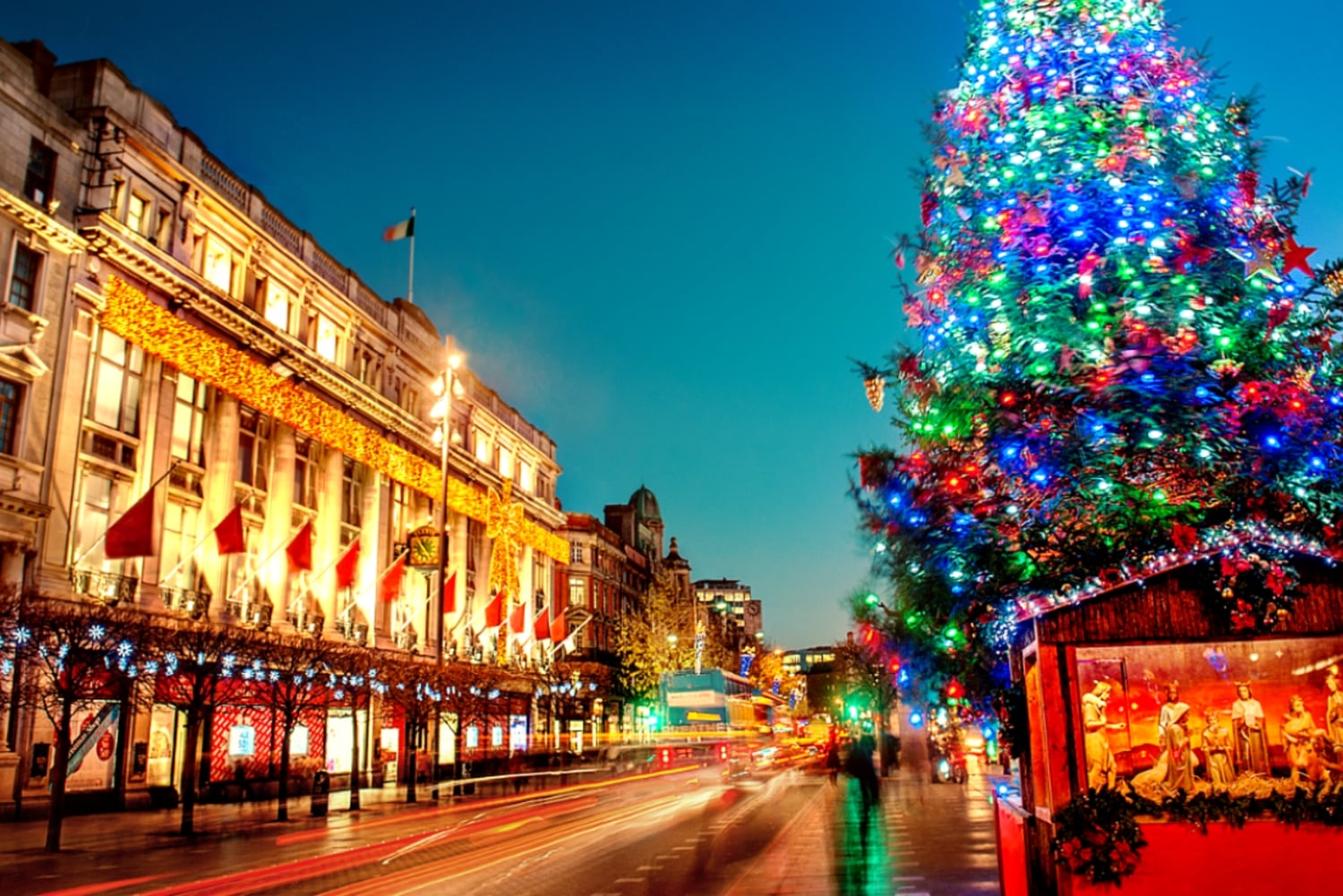 Dublin: Weihnachtliche Städtetour mit heißer Schokolade & Keksen