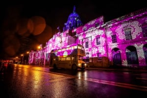 Dublin: Excursão de ônibus festiva às luzes de Natal com chá da tarde