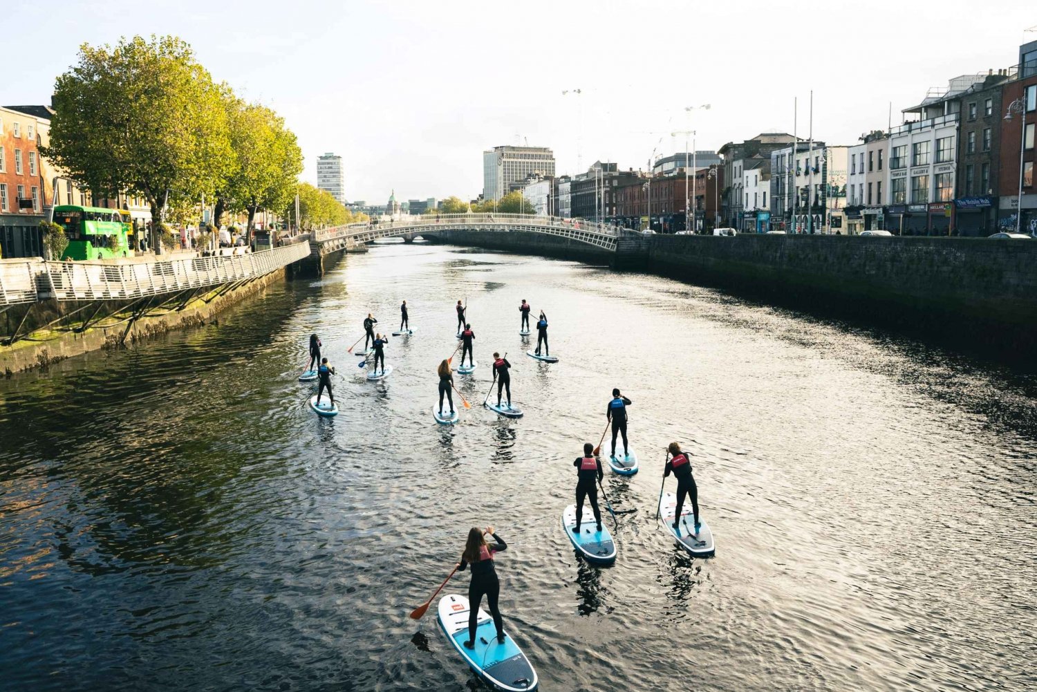 Dublin City: Liffey Stand Up Paddle Tour