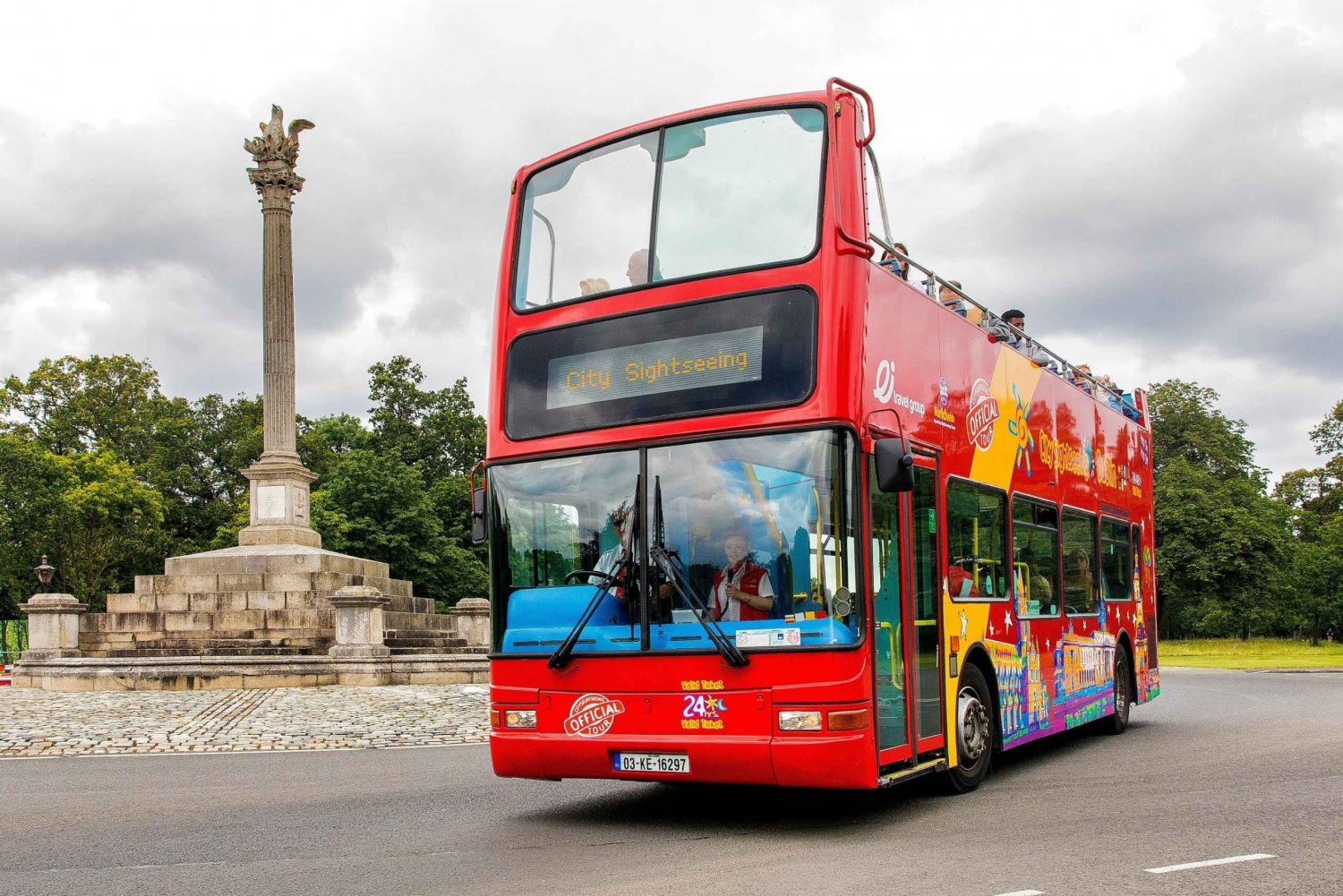 Dublin: Sightseeing med Hop-On Hop-Off-buss i byen