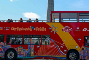 Dublin: Sightseeing med Hop-On Hop-Off-buss i byen