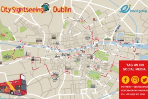 Dublin: City Sightseeing Hop-On Hop-Off bussikierros
