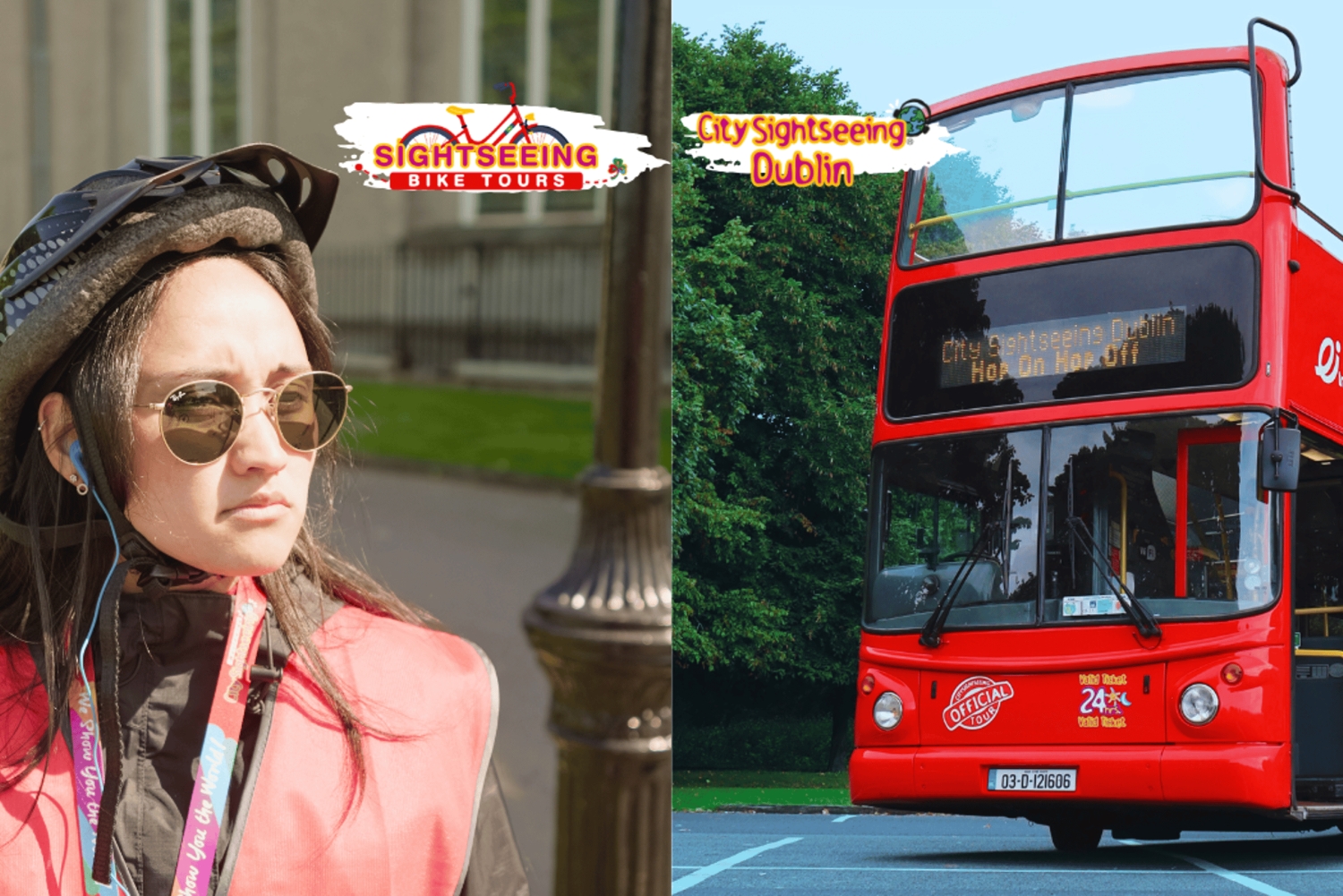 Dublin: Hop-On/Hop-Off-Tour und E-Bike-Tour