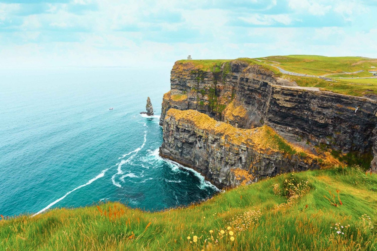 Von Dublin aus: Cliffs of Moher, Burren & Galway Stadtführung Tagestour