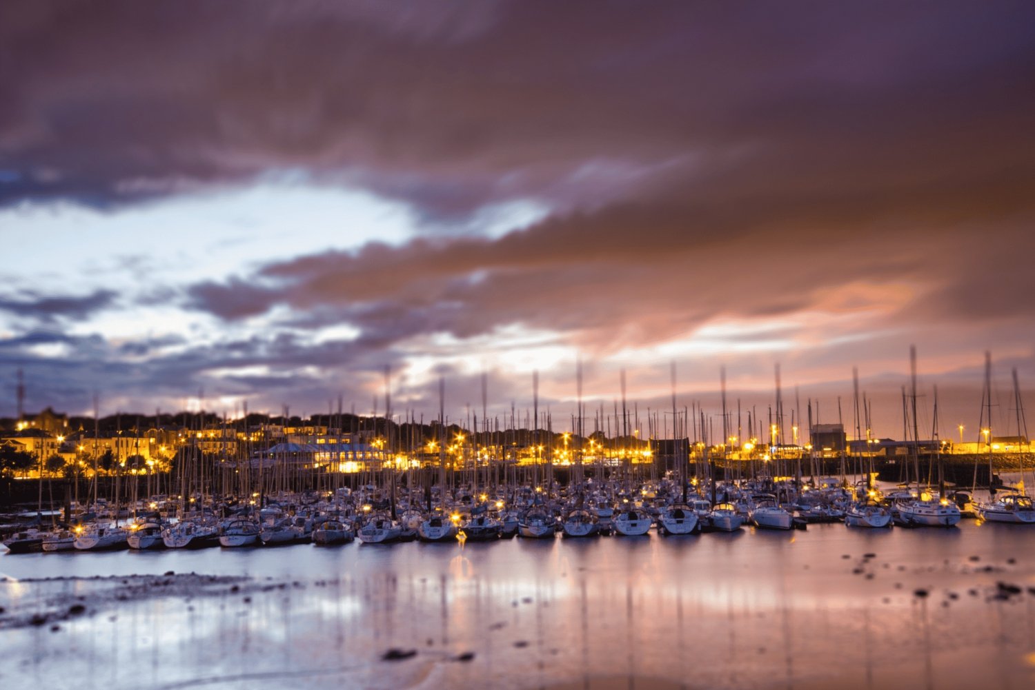 Дублин: Новогодний фейерверк в Хоуте