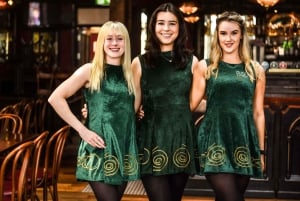 Dublin: Irsk musikk- og danseshow med danseleksjon