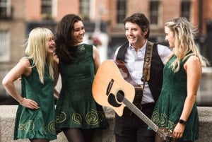 Dublin: Irsk musikk- og danseshow med danseleksjon