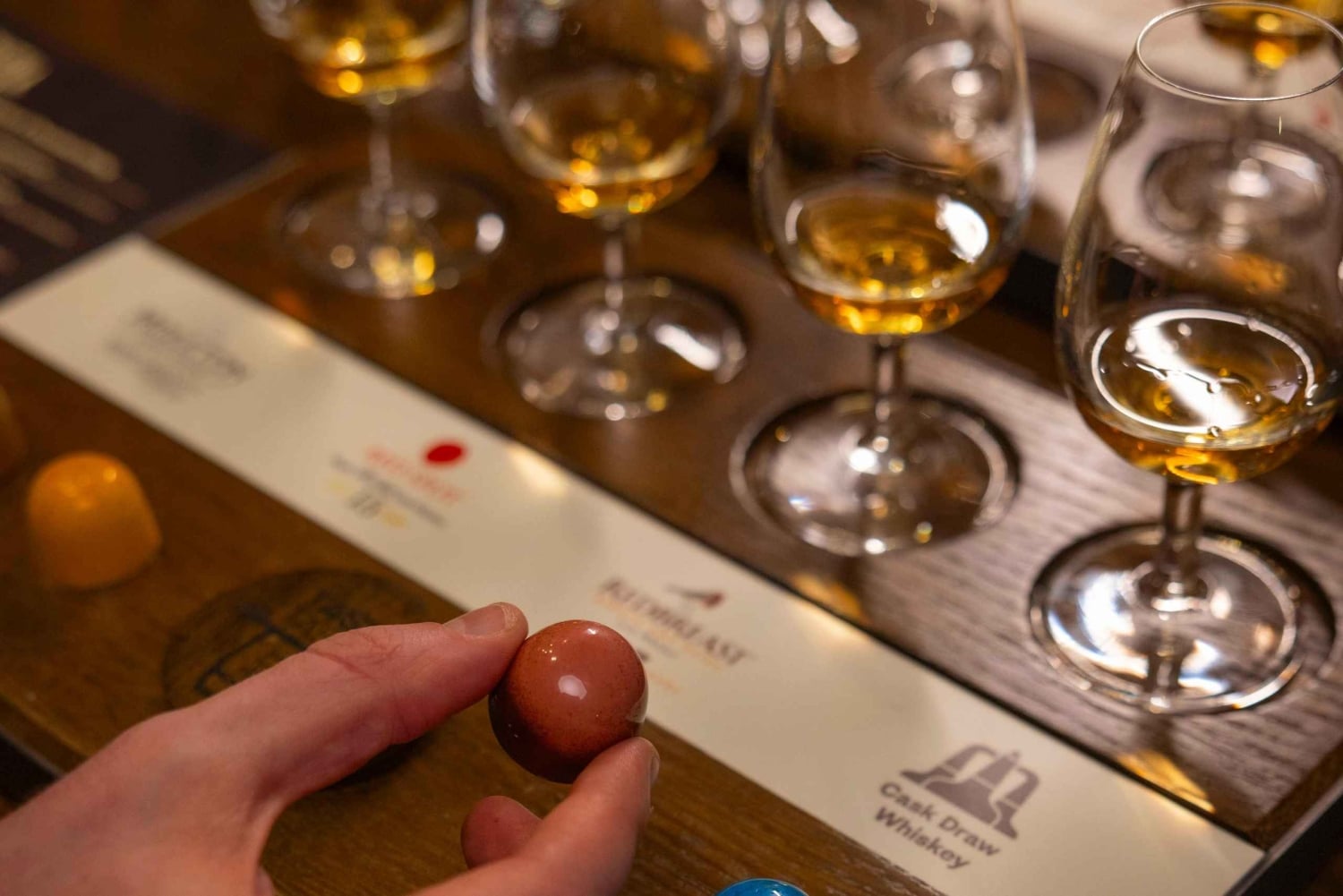 Dublin: Aula de harmonização de uísque e chocolate da destilaria Jameson