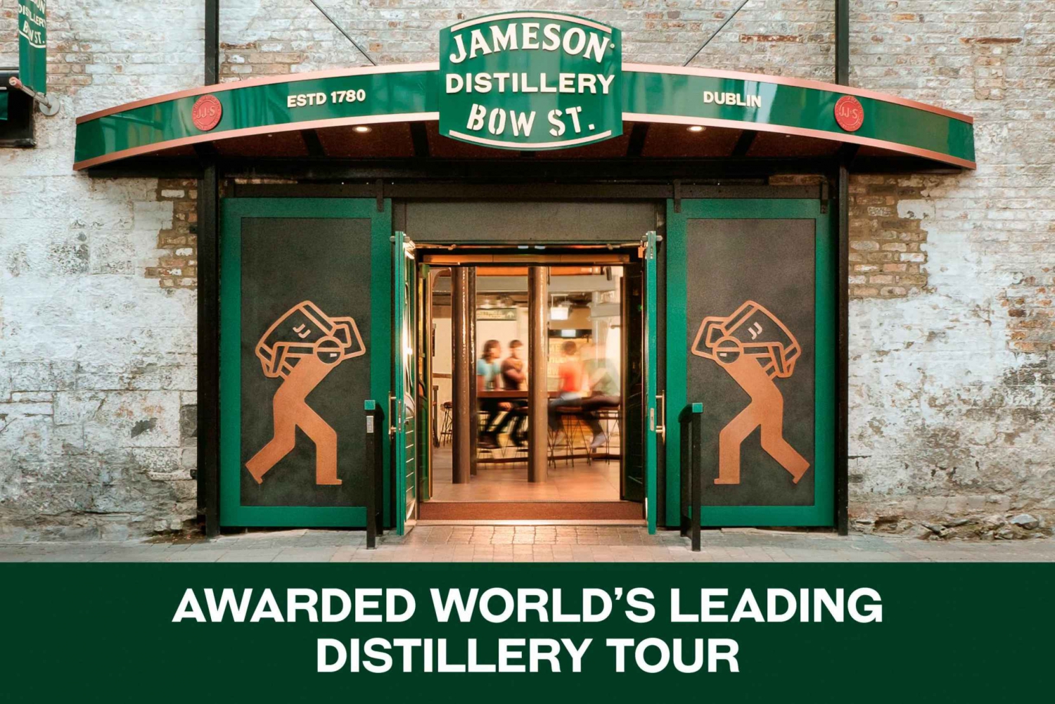 Dublin: Jameson Whiskey Distillery Tour maisteluineen.