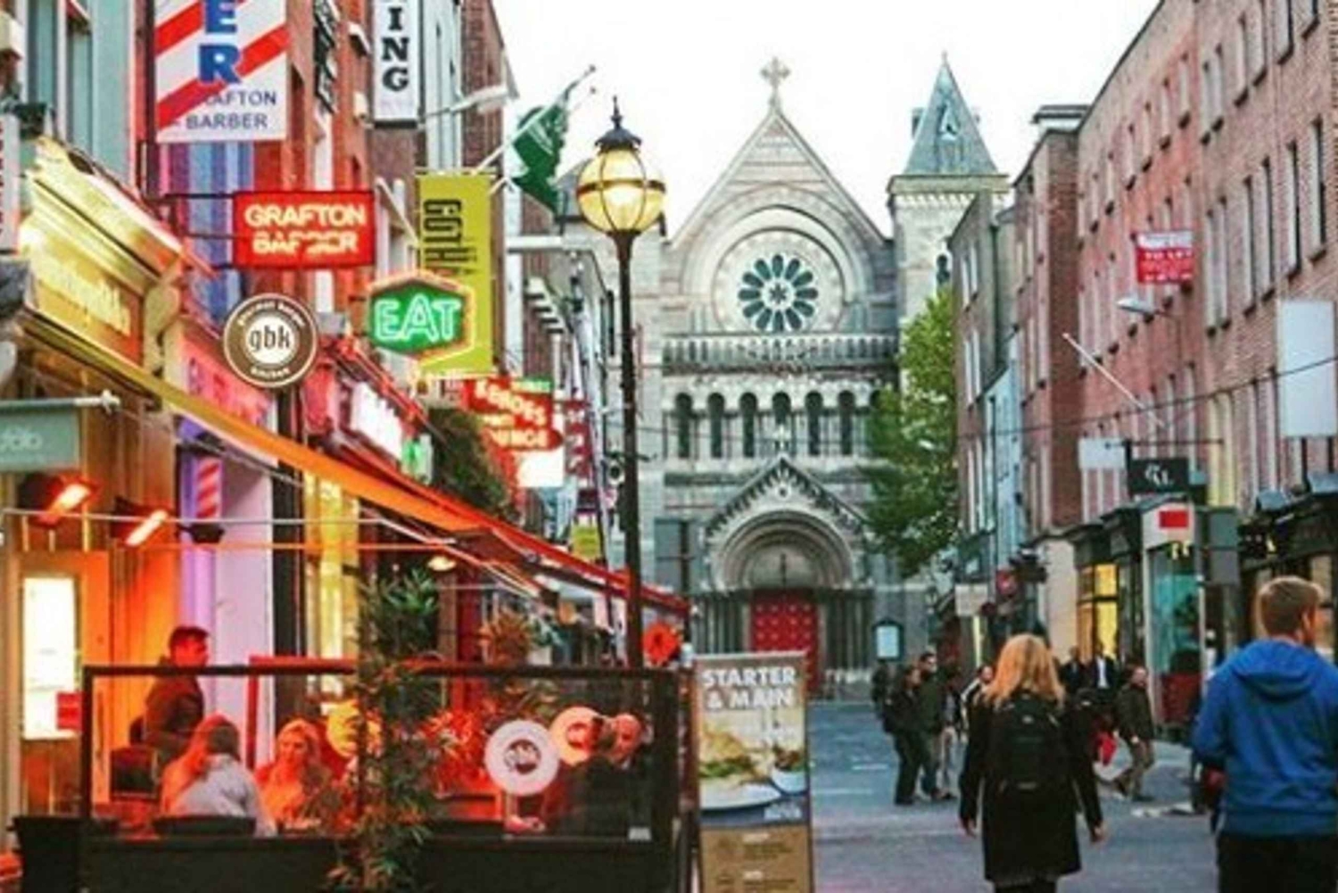 Excursão nocturna ao Temple Bar em Dublin