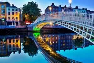 Excursão nocturna ao Temple Bar em Dublin