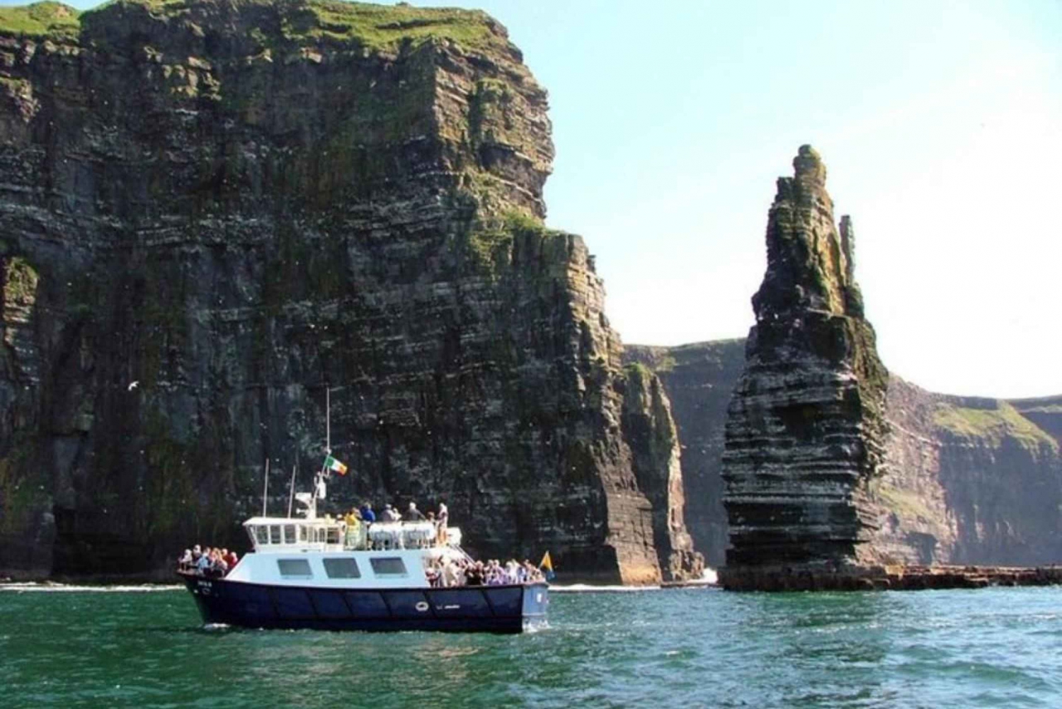 Au départ de Dublin : Falaises de Moher, croisière en bateau et grotte d'Aillwee