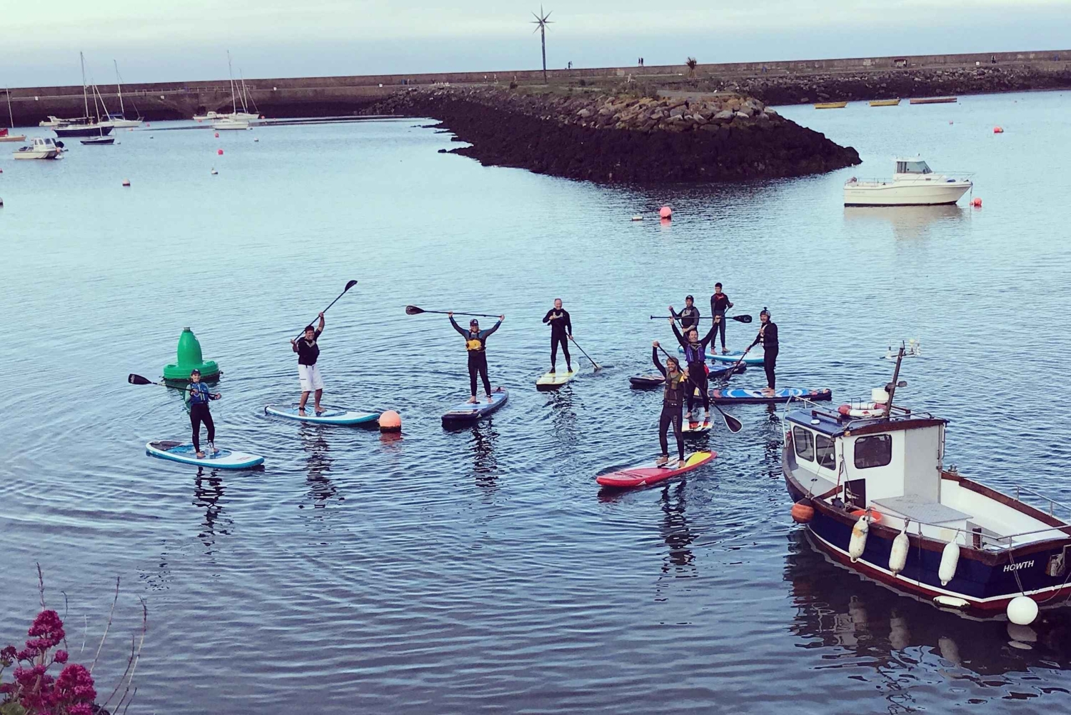 Howth: Paddleboarding Lesson in Howth Harbour