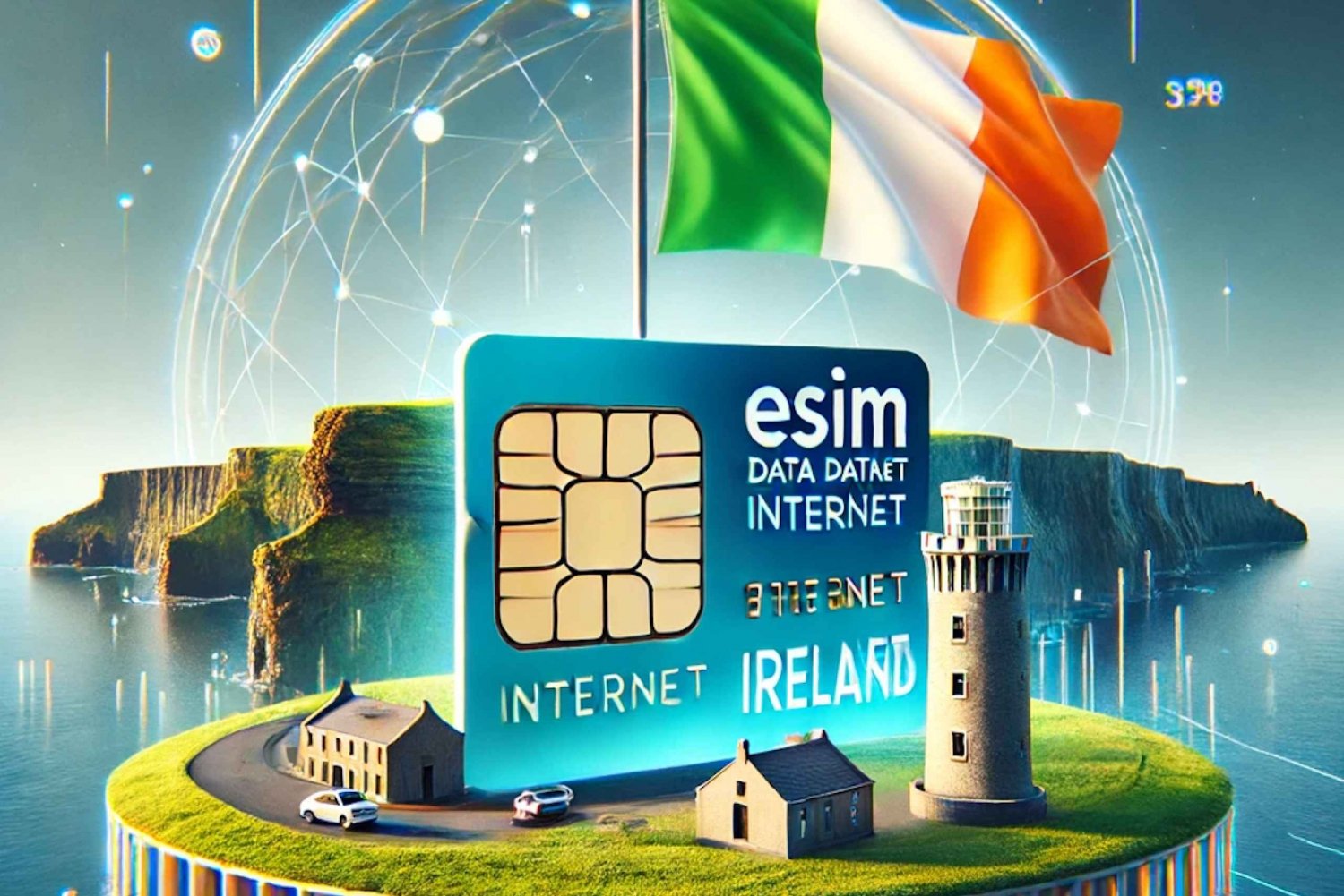 Ireland: eSIM Internet Data Plan for 4G/5G
