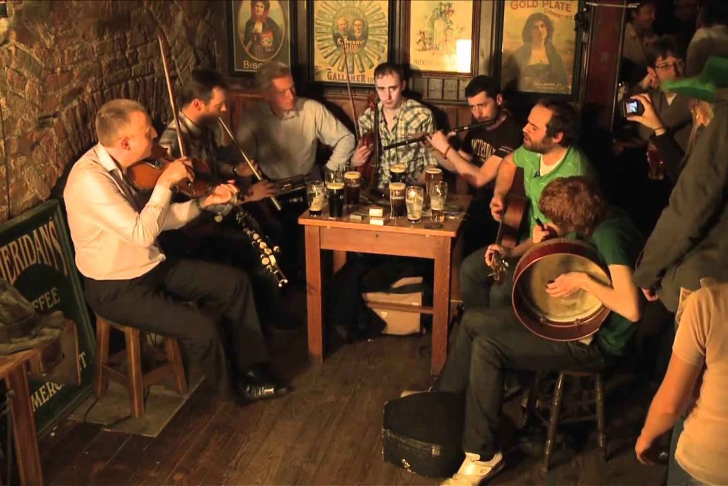 Visite privée des pubs musicaux irlandais de Dublin